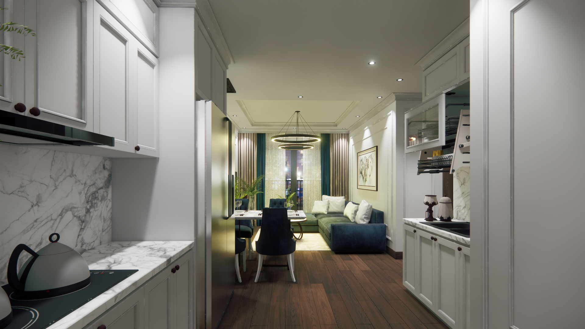 Cactus Hallway Design